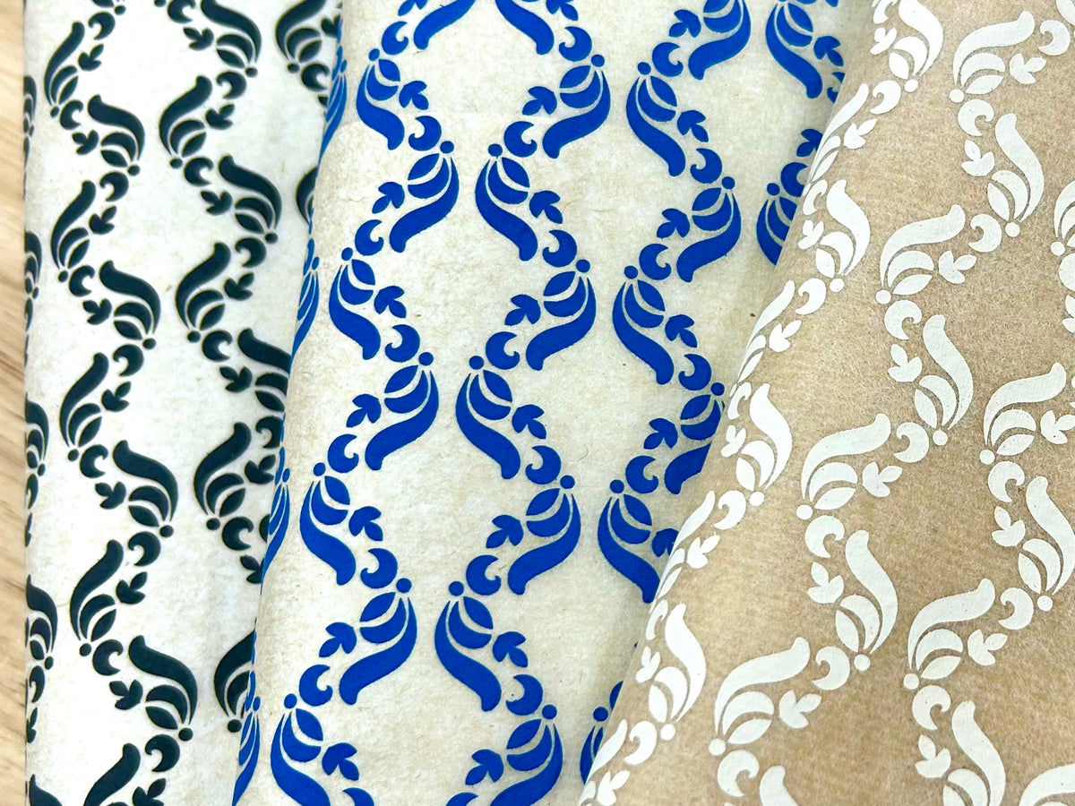 Damask Piping - Underglaze Transfer Sheet