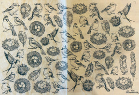 Nests - Underglaze Transfer Sheet