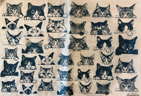 Zany Cats - Underglaze Transfer Sheet