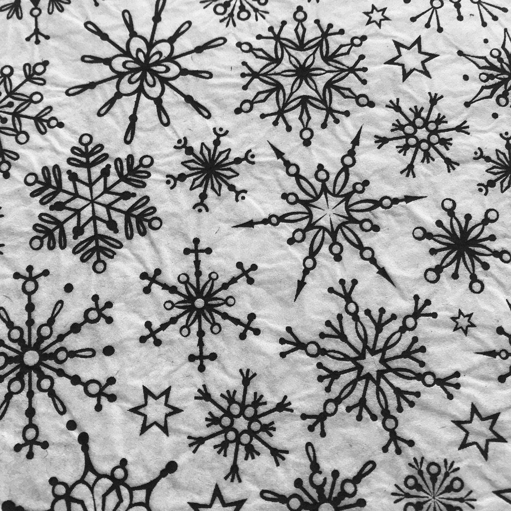 Snowflakes - Underglaze Transfer Sheet